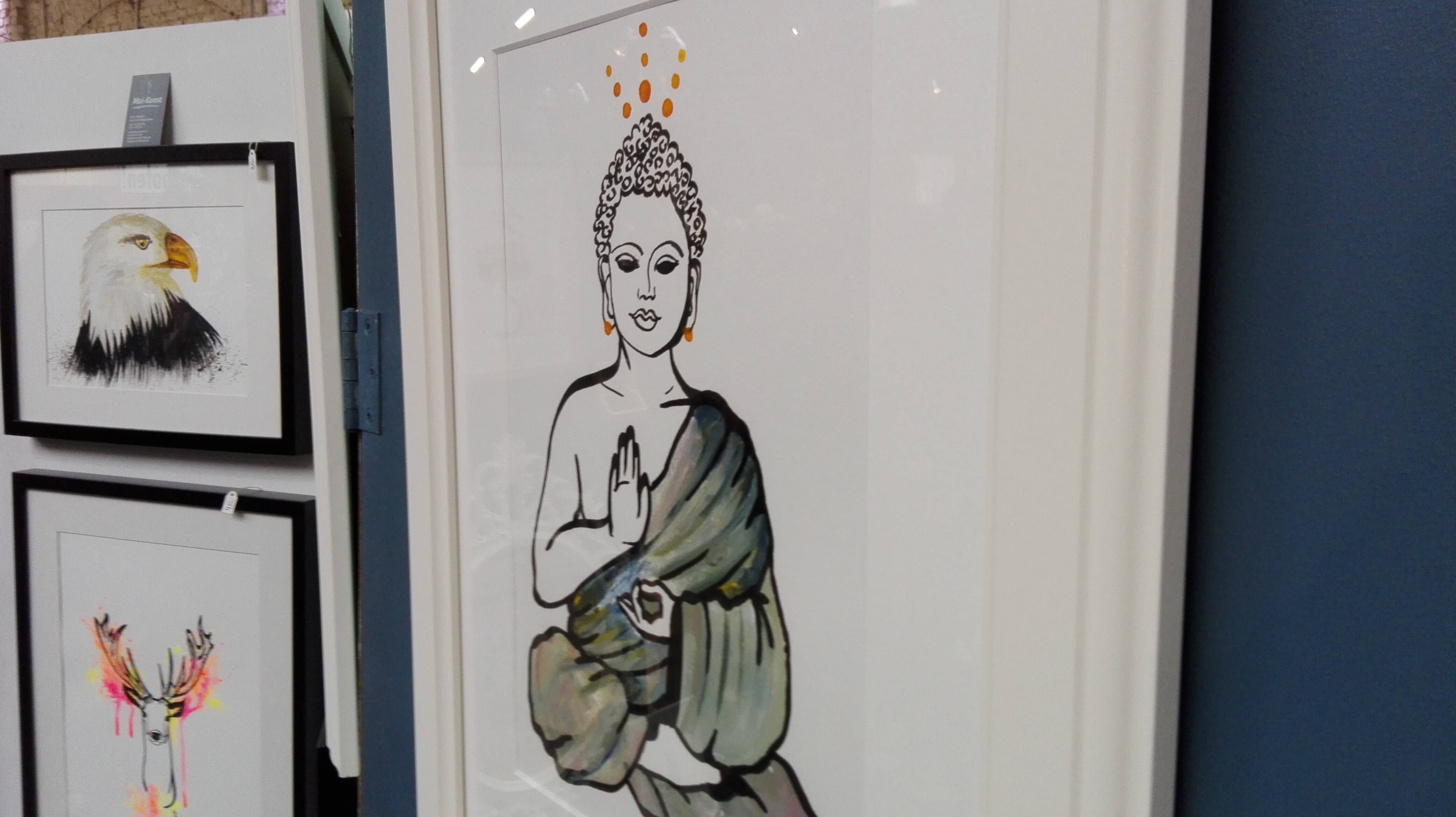 Buddha Bild Ausstellung