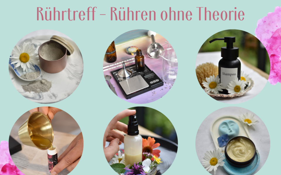 Rühren - Frauen treffen sich zum Kosmetik machen